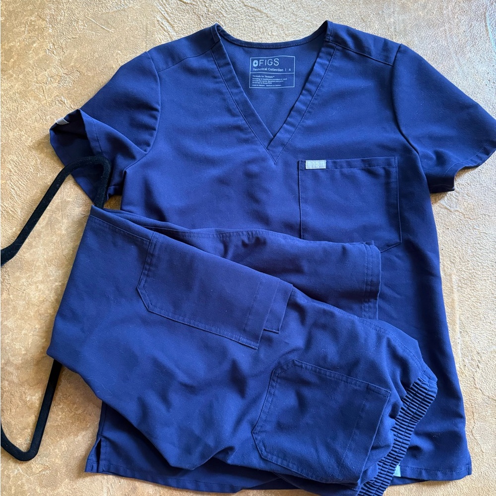 Figs Navy Navy Scrub Set Small